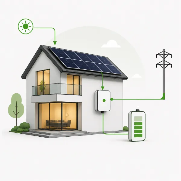 Sistema fotovoltaico hibrido - M (4, 4,8 kWh)